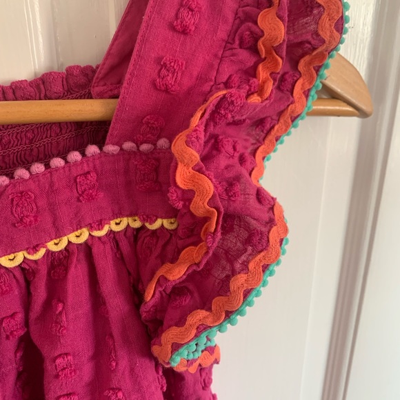 Matilda Jane Fuchsia Pink Tank with Ruffle Sleeve Detail Girls Size 8 - Picture 10 of 10